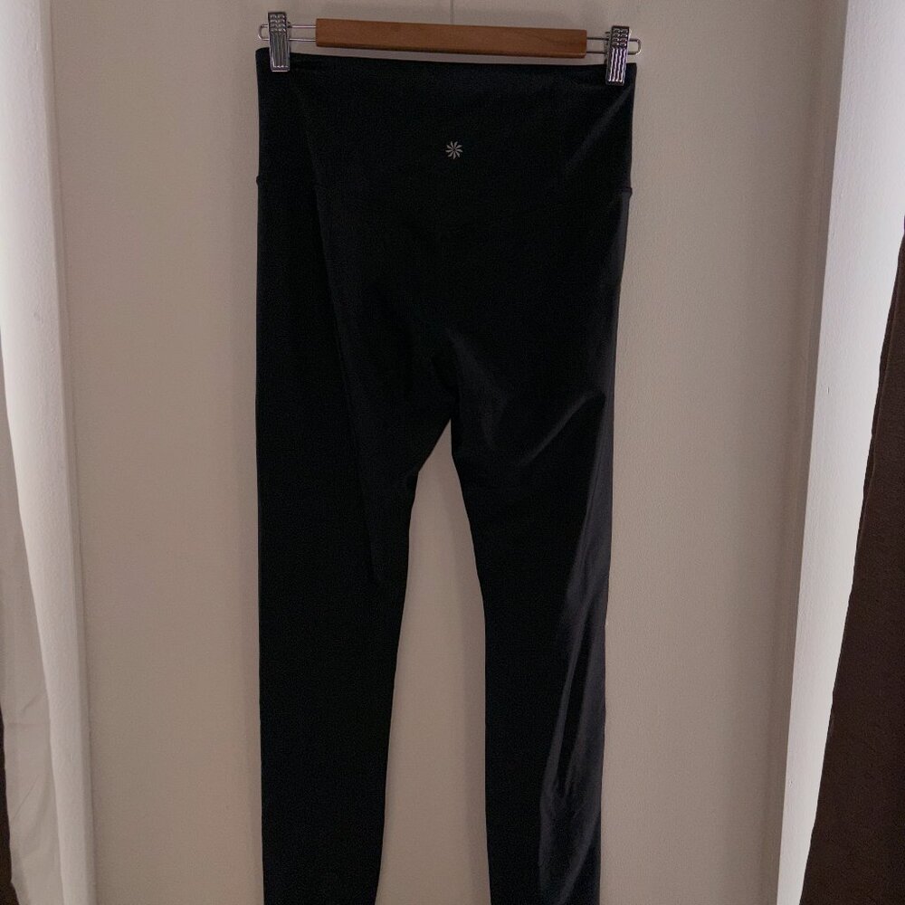 Athleta Shine leggings, medium, black